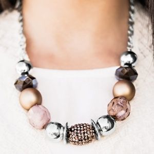 Paparazzi Necklace and Earring set "Warm Welcome"